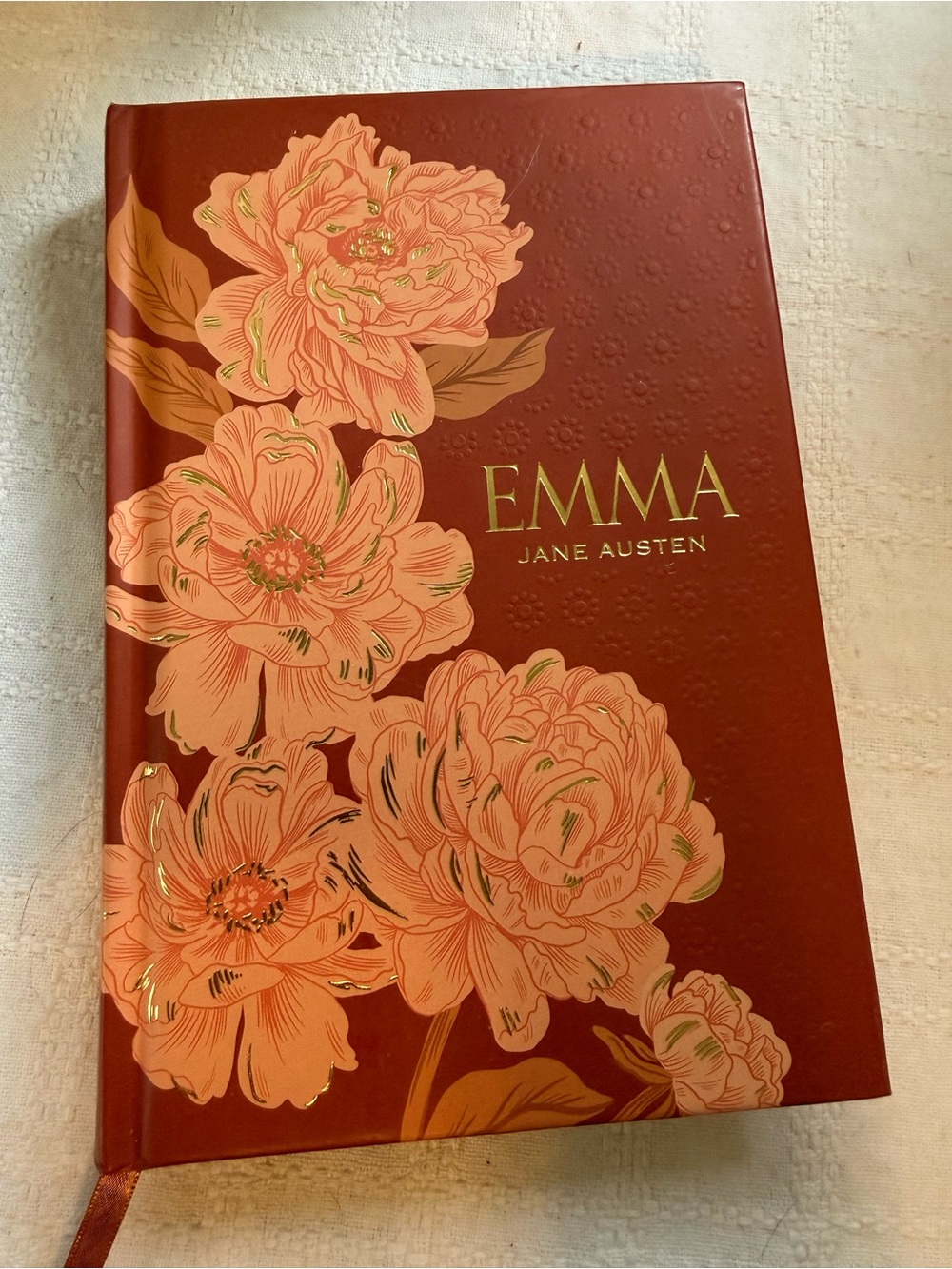 Emma by Jane Austen Floral Hardcover Notebook Foiled Edges - Union Square